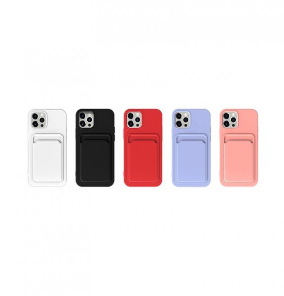iPhone 13 Skal Korthållare Rosa