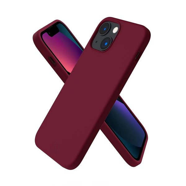 Rvelon iPhone 13 Skal Silikon Lila