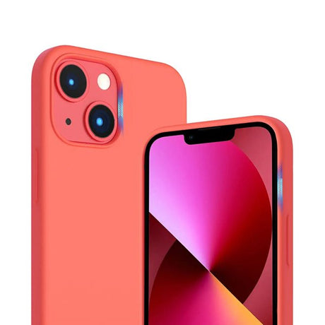 Rvelon iPhone 13 Skal Silikon Rosa