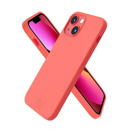 Rvelon iPhone 13 Skal Silikon Rosa