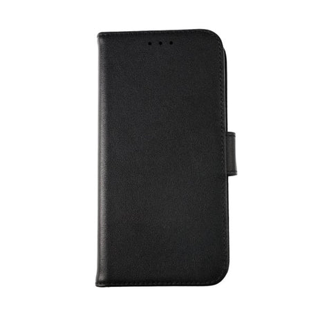 Rvelon iPhone 13 Fodral Äkta läder Kortfack Svart