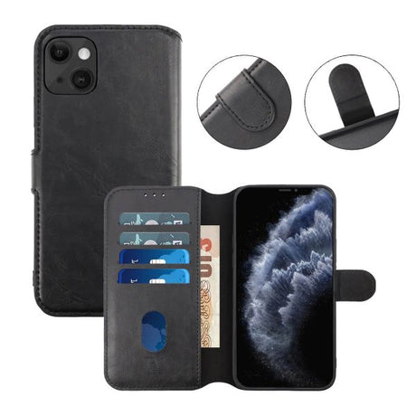 Rvelon iPhone 13 Fodral Magnetiskt Avtagbart Skal Svart