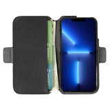 Krusell iPhone 13 Pro Fodral Leather PhoneWallet Svart