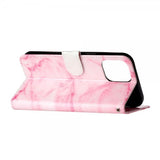 iPhone 13 Pro Fodral Motiv Rosa  Marmor