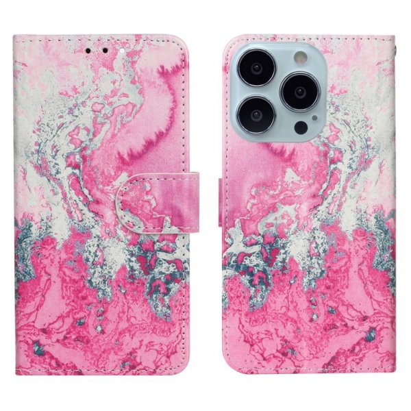 iPhone 13 Pro Fodral Motiv Rosa Sten