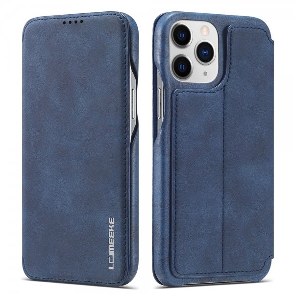 Lc.Imeeke iPhone 13 Pro Fodral Retro Blå