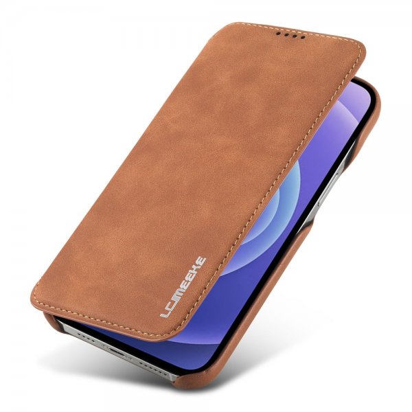 Lc.Imeeke iPhone 13 Pro Fodral Retro Brun