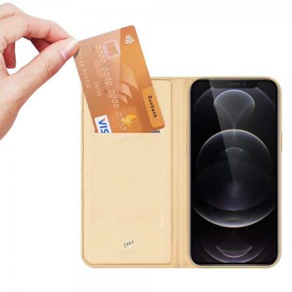 Dux Ducis iPhone 13 Pro Fodral Skin Pro Series Guld