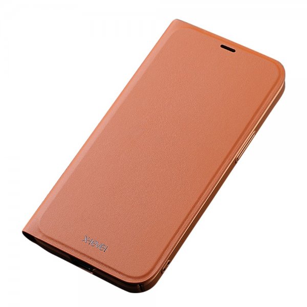 X-Level iPhone 13 Pro Fodral Stativfunktion Brun