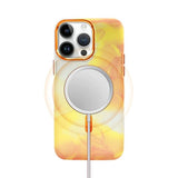 iPhone 13 Pro Skal Mönster Abstrakt Orange