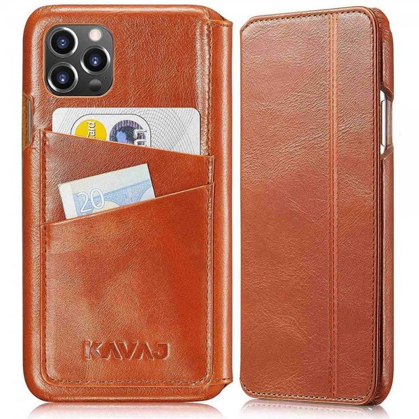 KAVAJ iPhone 13 Pro Max Fodral Dallas Brun