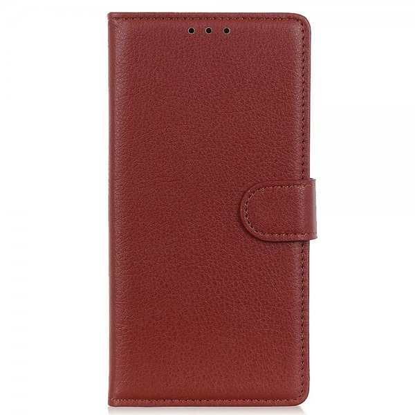 Nordic Covers iPhone 13 Pro Max Fodral Litchi Brun