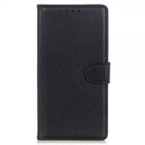 Nordic Covers iPhone 13 Pro Max Fodral Litchi Raven Black