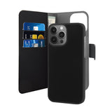 Puro iPhone 13 Pro Max Fodral Wallet Detachable 2 in 1 Svart