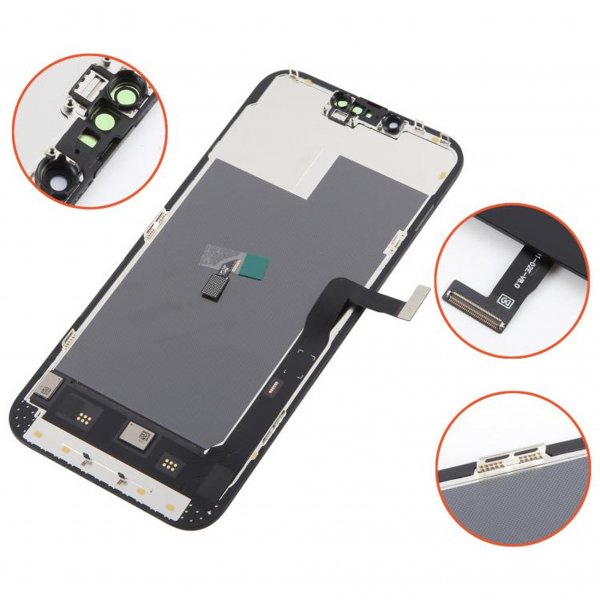 iPhone 13 Pro Max hard OLED Display High Quality Black(DD brand)