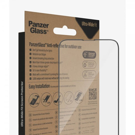 PanzerGlass iPhone 13 Pro Max/iPhone 14 Plus Skärmskydd Ultra-Wide Fit Anti-reflective EasyAligner