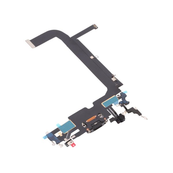 iPhone 13 Pro Max Laddkontakt med Flexkabel Original - Svart