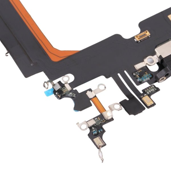 iPhone 13 Pro Max Laddkontakt med Flexkabel Original - Vit