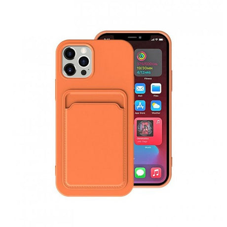 iPhone 13 Pro Max Skal Korthållare Orange