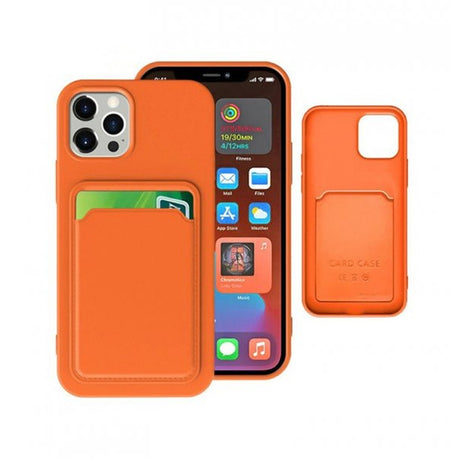 iPhone 13 Pro Max Skal Korthållare Orange