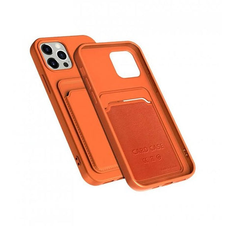 iPhone 13 Pro Max Skal Korthållare Orange