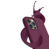 Rvelon iPhone 13 Pro Max Skal Silikon Röd
