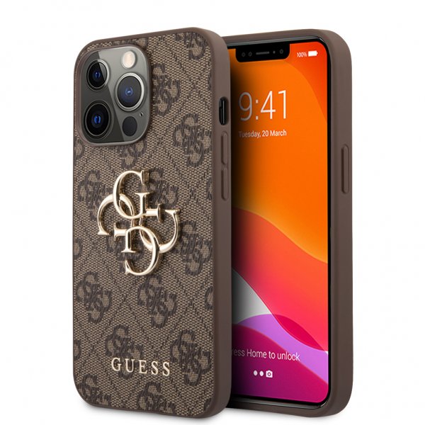Guess iPhone 13 Pro Max Skal Big Logo Brun