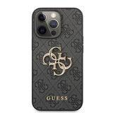 Guess iPhone 13 Pro Max Skal Big Logo Grå