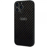Audi iPhone 13 Pro Max Skal Carbon Fiber Svart