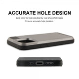 iPhone 13 Pro Max Skal Card Slide Svart