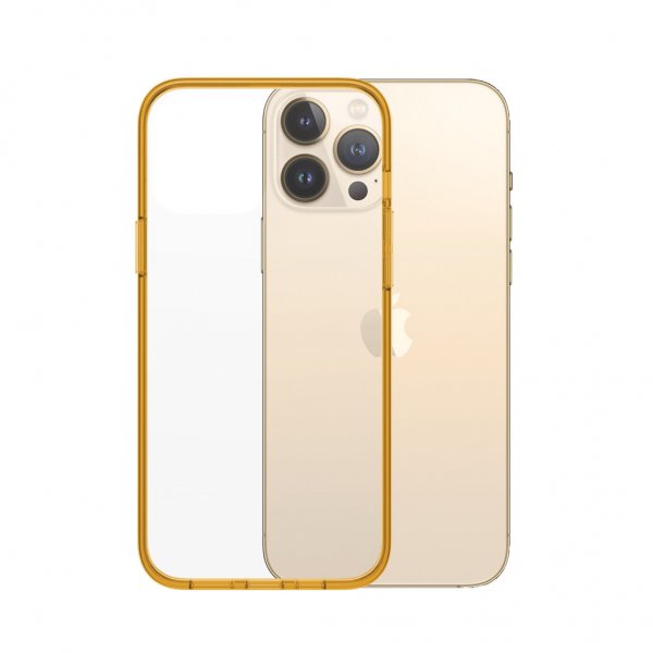 PanzerGlass iPhone 13 Pro Max Skal ClearCase Color Tangerine