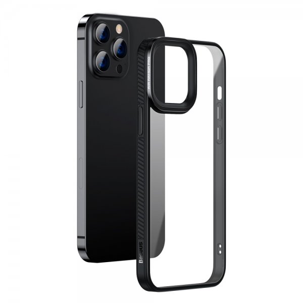 Baseus iPhone 13 Pro Max Skal Crystal Series Svart