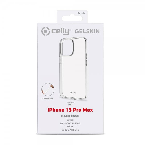 Celly iPhone 13 Pro Max Skal GELSKIN Transparent