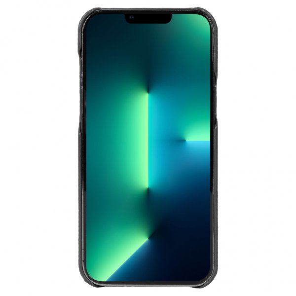Krusell iPhone 13 Pro Max Skal Leather Cover Svart