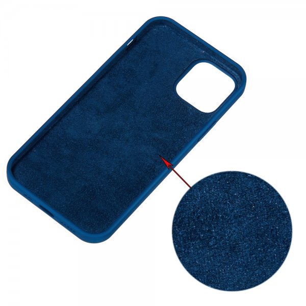 iPhone 13 Pro Max Skal Liquid Silicone Blå
