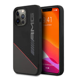 AMG iPhone 13 Pro Max Skal Liquid Silicone Two Tone Svart