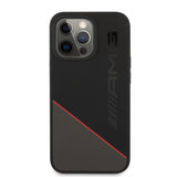 AMG iPhone 13 Pro Max Skal Liquid Silicone Two Tone Svart