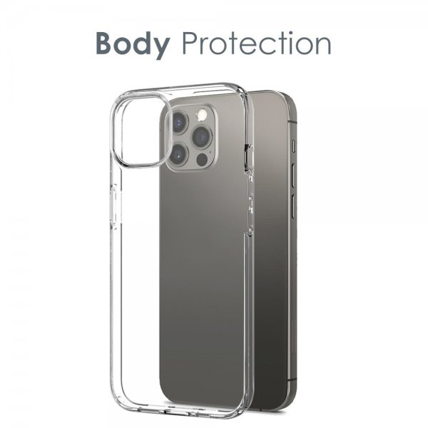 Northjo iPhone 13 Pro Max Skal med Skärmskydd och Kameraskydd 3-i-1