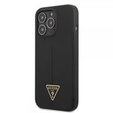Guess iPhone 13 Pro Max Skal Metal Triangle Svart