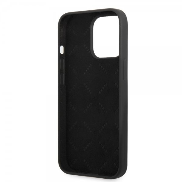 Guess iPhone 13 Pro Max Skal Metal Triangle Svart