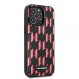 Karl Lagerfeld iPhone 13 Pro Max Skal Monogram Pattern Rosa