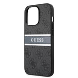 Guess iPhone 13 Pro Max Skal Printed Stripe Grå