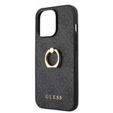 Guess iPhone 13 Pro Max Skal Ring Stand Grå