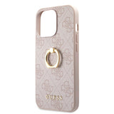 Guess iPhone 13 Pro Max Skal Ring Stand Rosa