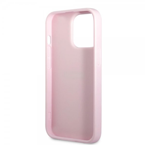 Guess iPhone 13 Pro Max Skal Saffiano Metal Logo Lila