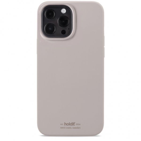 holdit iPhone 13 Pro Max Skal Silikon Taupe
