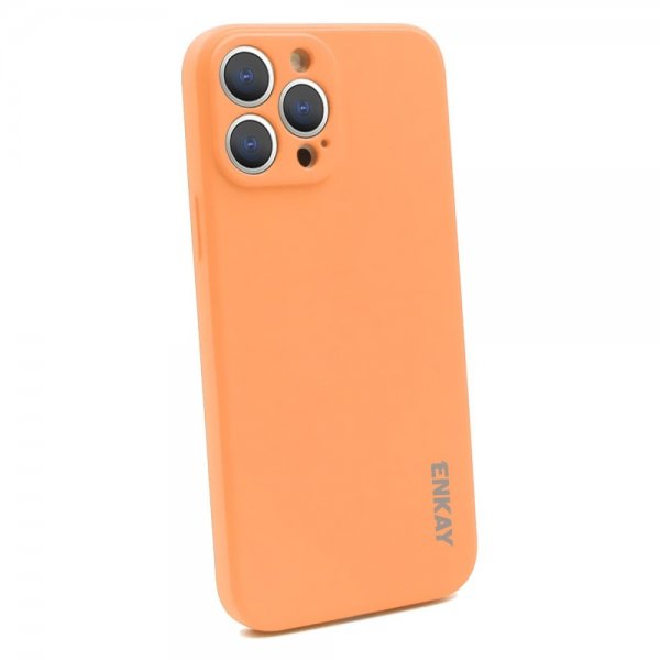Enkay iPhone 13 Pro Max Skal Silicone Orange