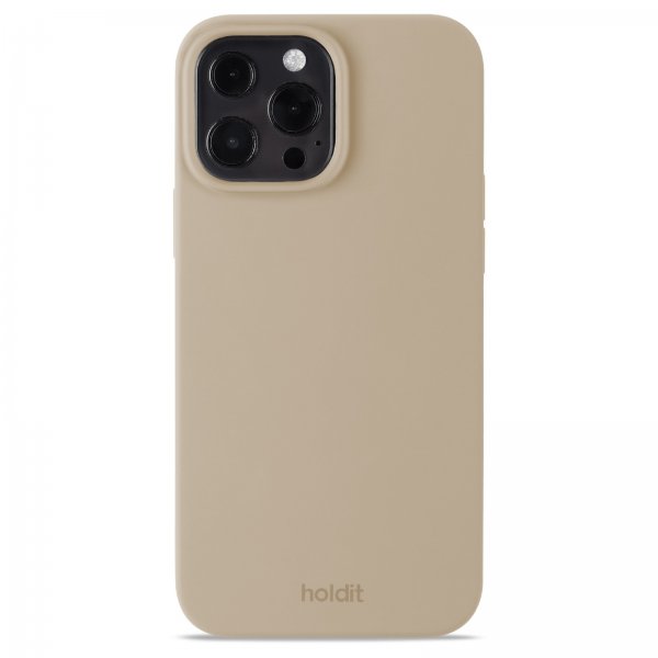 holdit iPhone 13 Pro Max Skal Silikon Latte Beige