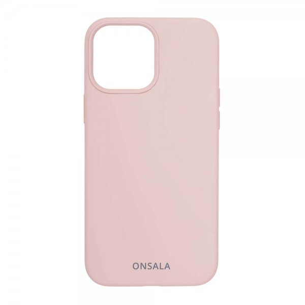 Onsala iPhone 13 Pro Max Skal Silikon Sand Pink