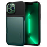 Spigen iPhone 13 Pro Max Skal Slim Armor CS Midnight Green